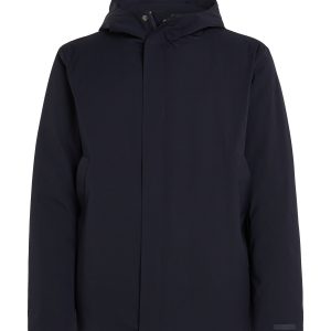 Technical Twill Hooded Jacket