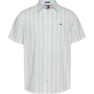 TJM Reg Linen Blend Stp SS Shirt