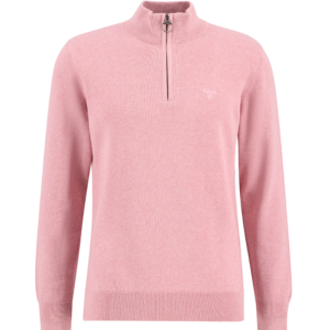 Cotton Half Zip Knitted Jumper