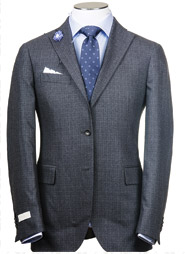 New & Lingwood St James Sharkskin Three Piece Suit