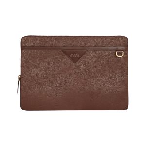 TH Premium Leather Portfolio - Dark Chestnut