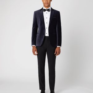 Monti Velvet Jacket Navy