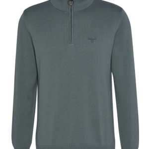 Barbour Cotton Half Zip Knitted Jumper